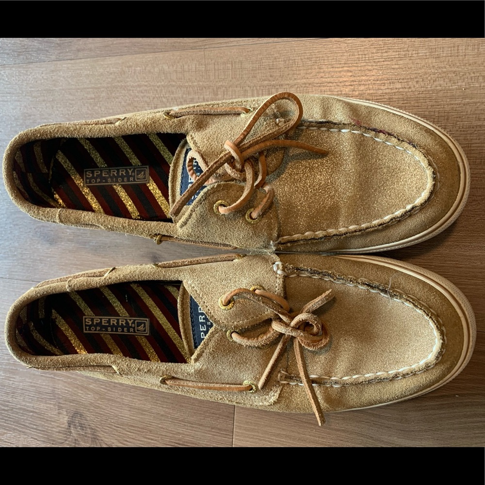 Gold Sperry’s - Size 9.5